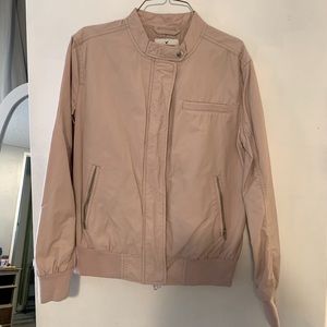 Dusty Pink Bomber Jacket (American Eagle)